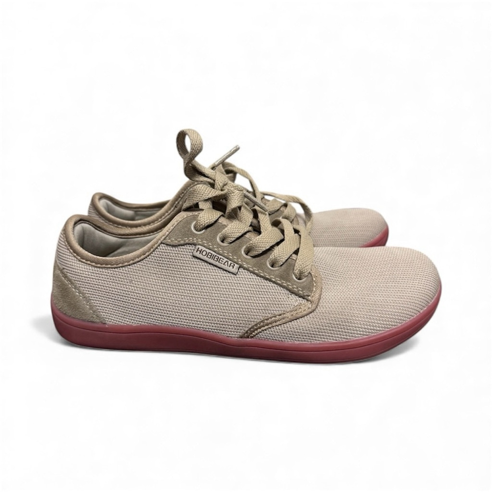 HOBIBEAR Barefoot-Style Canvas Sneakers Size 38 (US 7.5) Neutral